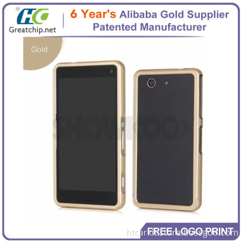 Mobile phone case for Sony z4mini aluminum bumper case High quality Factory price